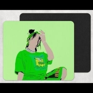 BILLIE Eillish Illustration Mouse Pad